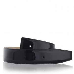 Patent Leather Belt in Black 32mm