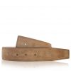 Suede belt light brown without belt