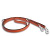 Hundeleine Leder Orange