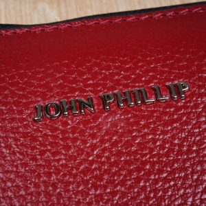 Leder Clutch Tasche Bordo