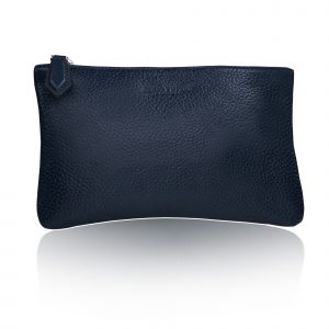 Federmäppchen aus Navy Leder