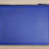 Clutch Leder Tasche Electric Blue