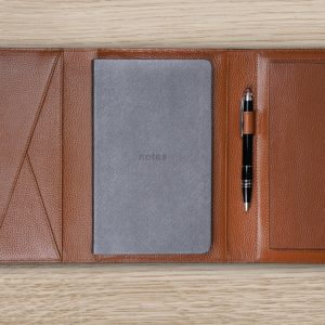 Organizer A5 Leder Cognac