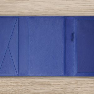 Leder Electric Blau Organizer A5