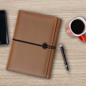 A5 Hellbraun Leder Organizer
