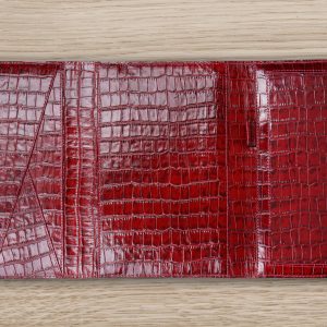 Leder Kroko Bordo Organizer A5