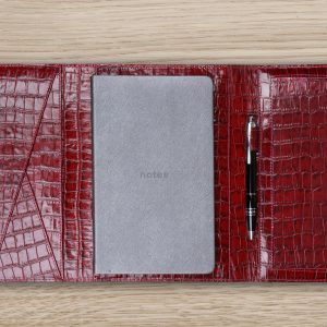 Organizer A5 Leder Kroko Bordo