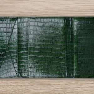 Leder Kroko Grün Organizer A5