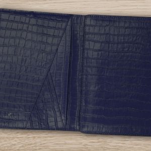 Leder A5 Kroko Navy Organizer