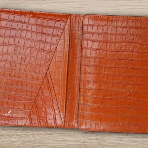 Leder A5 Kroko Orange Organizer