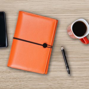 A5 Orange Leder Organizer