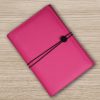 Leder Organizer A5 Pink