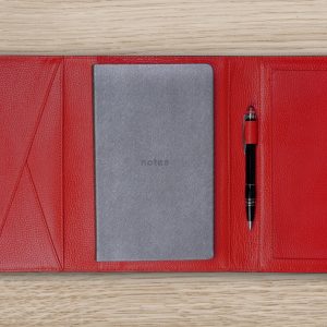 Organizer A5 Leder Rot