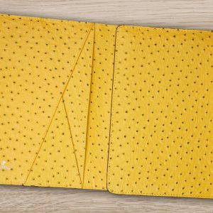 Leder A5 Strau Gelb Organizer
