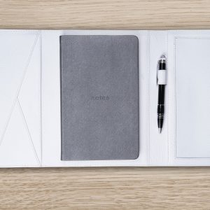 Organizer A5 Leder Weiß