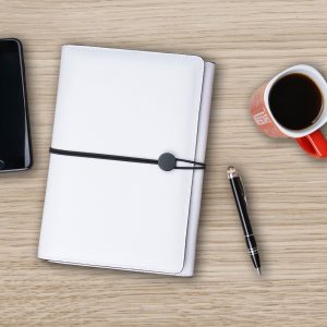 A5 Weiß Leder Organizer