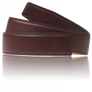 Belt soft Bordeaux Women & Men Smooth Leather Interchangeable Belt 32mm / 40mm Leather Belt without Buckle for H Belt Buckle