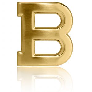 Belt Buckle B Gold / Rose Gold / Black / Silver Chrome 32mm