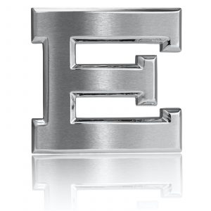 Gürtelschnalle Silver Chrom E 40 mm