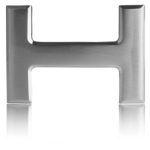 H Schnalle Silber Chrom 32mm / 40mm