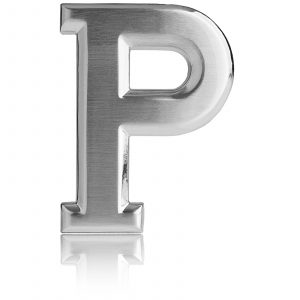 Belt Buckle P Gold / Rose Gold / Black / Silver Chrome 40mm