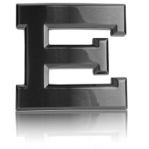 Schwarze Gürtelschnalle E 40 mm