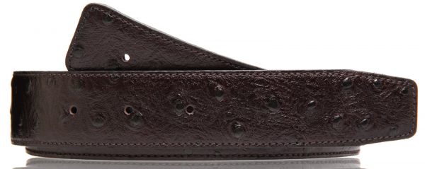 Ostrich belt change belt dark brown women & men 32mm / 40mm belt without buckle for H belt buckle