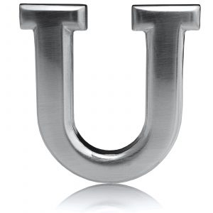 Belt Buckle U Gold / Rose Gold / Black / Silver Chrome 32mm