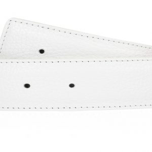 Belt White Women & Men 32 mm / 40 mm Leather Belt Without Buckle for H Belt Buckle
