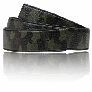 Interchangeable belt in 32mm and 40mm in camouflage