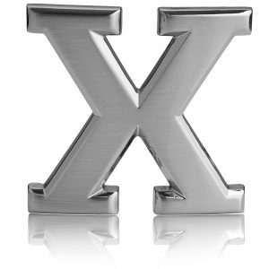 Belt Buckle X Gold / Rose Gold / Black / Silver Chrome 32mm